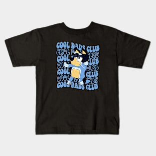 Blu Cool Dad Club bandit Cool Dad Funny Cute Kids T-Shirt